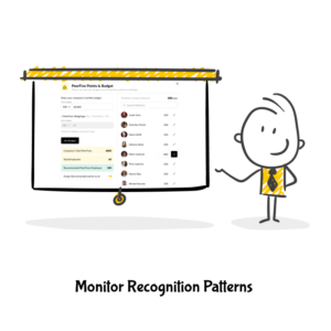 Monitor recognition patterns